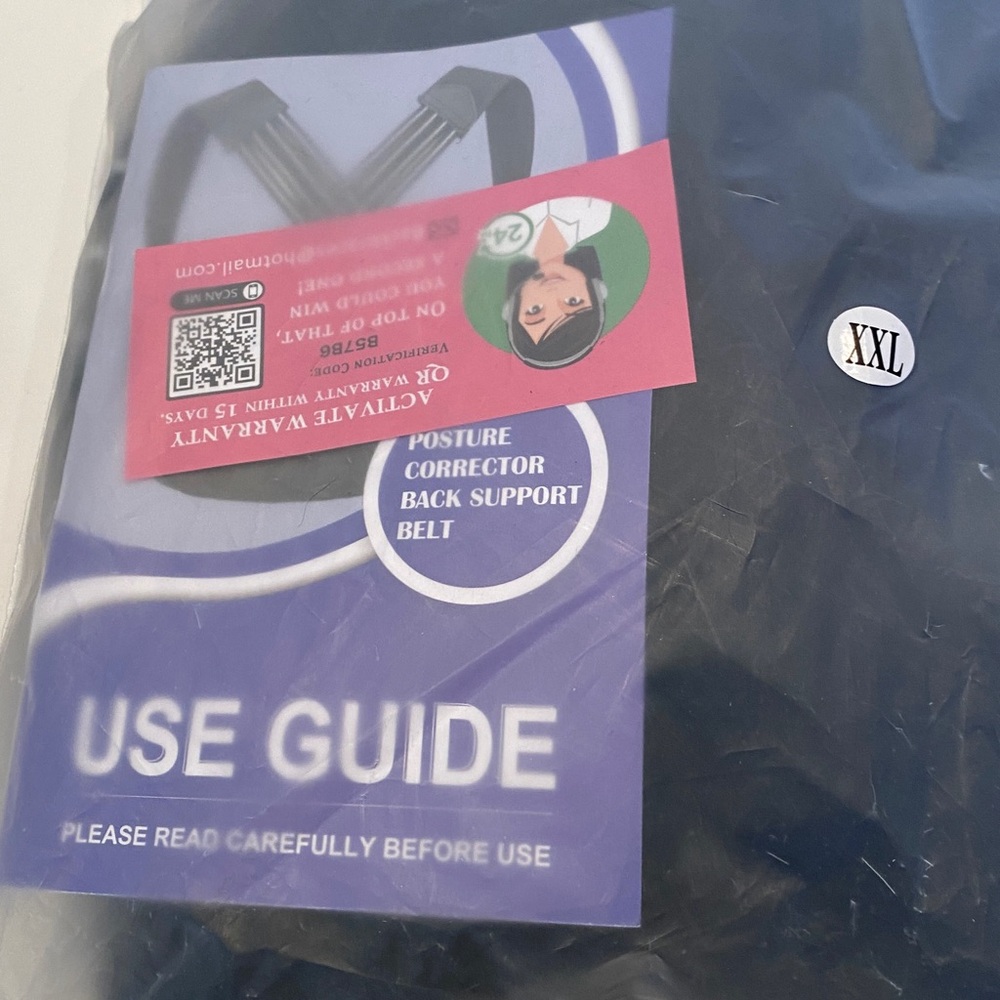 Nip Black Posture Corrector Back Support Belt. - image 3